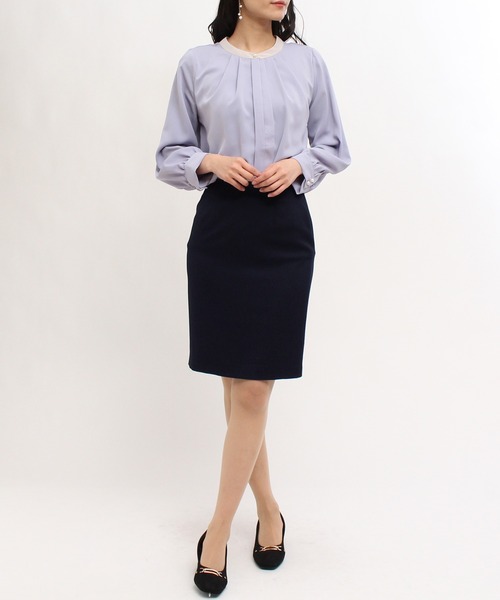 TRUDEA(トルディア)の「【シーズンレス】2レングスタイトスカート(52㎝丈)(スカート・レディース・ブラック/ベージュ/ネイビー/ピンク/ブラック×ホワイト/ライトグレー・SMALL/MEDIUM/LARGE/X-SMALL)」の13枚目の写真