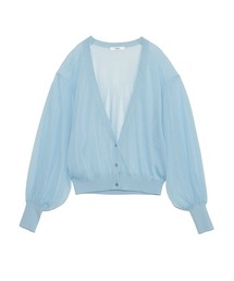 emmi | 【emmi atelier】袖ボリュームシアーカーデ(カーディガン/ボレロ)