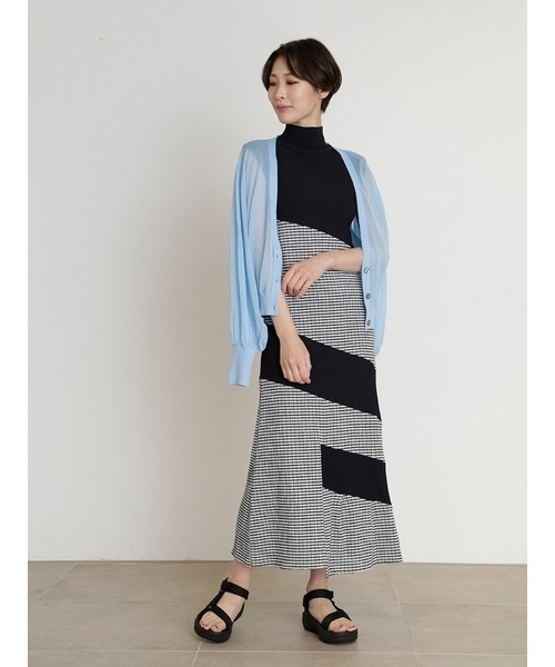 emmi(エミ)の「【emmi atelier】袖ボリュームシアーカーデ(カーディガン/ボレロ・レディース・ホワイト/ライトブルー/ブラック・FREE)」の5枚目の写真