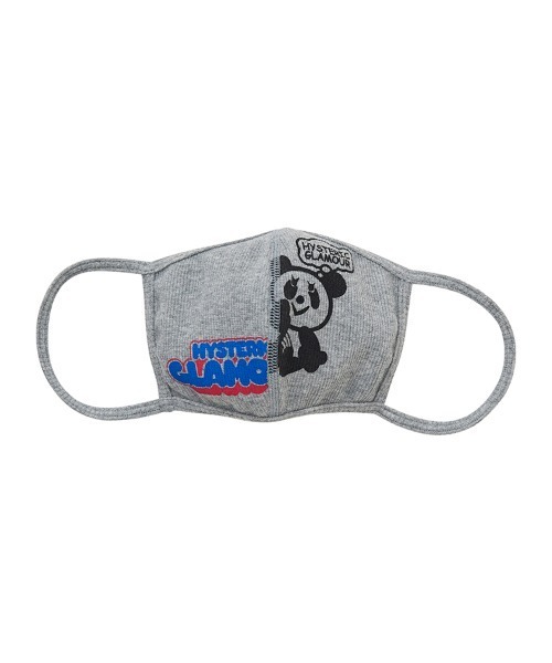 HYSTERIC GLAMOUR（ヒステリックグラマー）の「RAINBOW PANDA マスク（マスク・レディース・グレー/ミント/ピンク・SMALL/MEDIUM）」の7枚目の写真