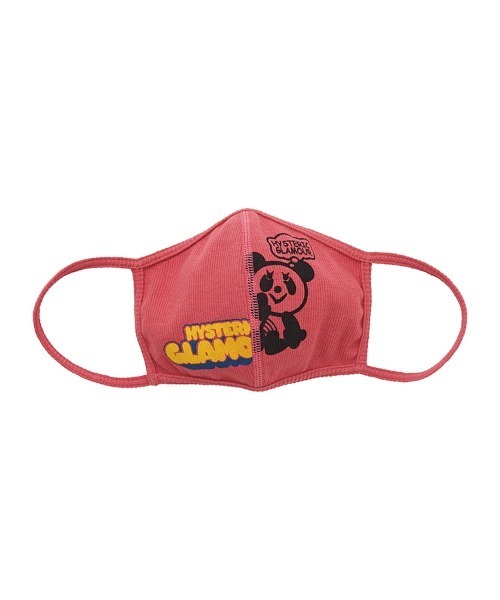 HYSTERIC GLAMOUR（ヒステリックグラマー）の「RAINBOW PANDA マスク（マスク・レディース・グレー/ミント/ピンク・SMALL/MEDIUM）」の9枚目の写真