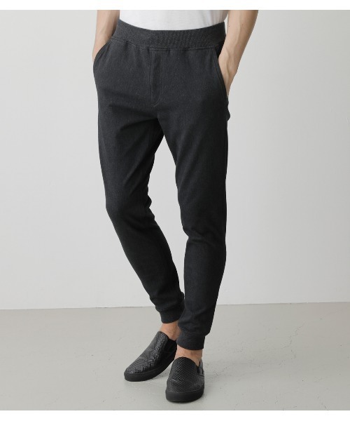 AZUL by moussy（アズールバイマウジー）の「EASY ACTION SLIM JOGGER/イージーアクションスリムジョガー（その他パンツ・メンズ・チャコールグレー/杢グレー/ブラック・LARGE/X-LARGE/X-SMALL/MEDIUM/SMALL）」の4枚目の写真