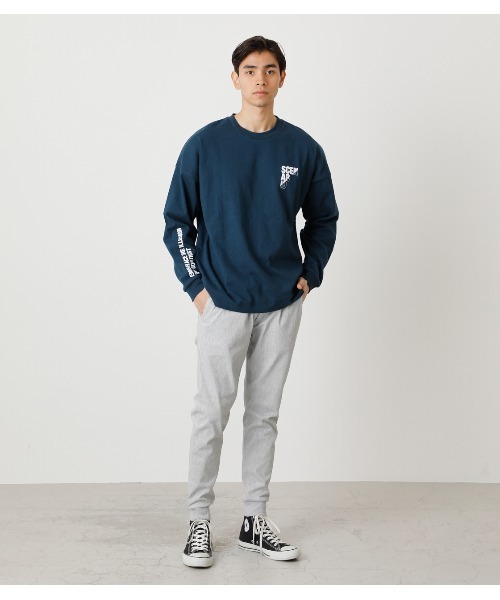 AZUL by moussy（アズールバイマウジー）の「EASY ACTION SLIM JOGGER/イージーアクションスリムジョガー（その他パンツ・メンズ・チャコールグレー/杢グレー/ブラック・LARGE/X-LARGE/X-SMALL/MEDIUM/SMALL）」の15枚目の写真