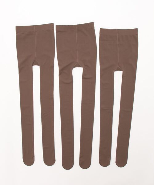 Lace Ladies（レースレディース）の「透け感フェイクタイツ 3枚セット（タイツ/ストッキング・レディース・グレー/ベージュ/ブラック/ブラウン・FREE）」の6枚目の写真