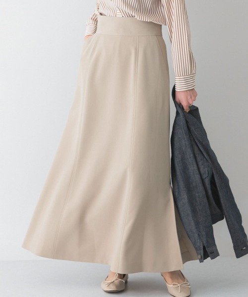 URBAN RESEARCH ROSSO WOMEN（アーバンリサーチ　ロッソ）の「ナロースリットロングスカート（スカート・レディース・ピンク/ベージュ/グリーン・38/36）」の5枚目の写真