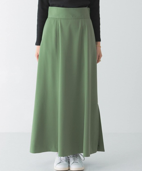 URBAN RESEARCH ROSSO WOMEN（アーバンリサーチ　ロッソ）の「ナロースリットロングスカート（スカート・レディース・ピンク/ベージュ/グリーン・38/36）」の17枚目の写真