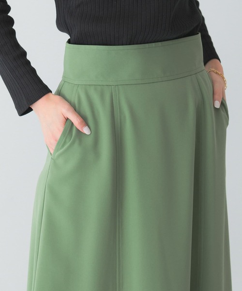 URBAN RESEARCH ROSSO WOMEN（アーバンリサーチ　ロッソ）の「ナロースリットロングスカート（スカート・レディース・ピンク/ベージュ/グリーン・38/36）」の21枚目の写真