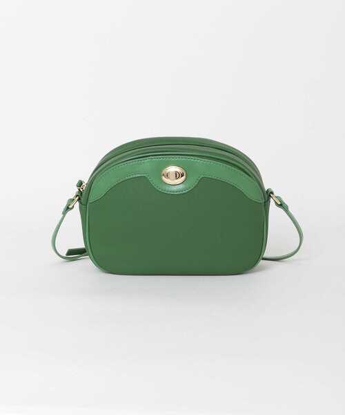 SENSE OF PLACE by URBAN RESEARCH(センスオブプレイスバイアーバンリサーチ)の「ヴィンテージライクシボショルダーバッグ(ショルダーバッグ・レディース・ブラック/グリーン/アイボリー/ベージュ系その他・ONE)」の9枚目の写真