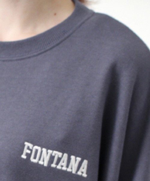 STYLEBLOCK（スタイルブロック）の「裏毛ロゴ刺繍オーバーサイズプルオーバー（スウェット・レディース・ホワイト系その他/ネイビー/グリーン/グレー・M）」の11枚目の写真