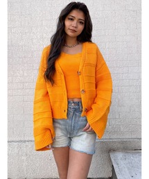 EGOIST | ランダムボーダーカラーニットカーディガン(カーディガン/ボレロ)