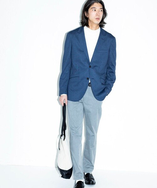 THE SHOP TK （ザ ショップ ティーケー ）の「◆ULTコットンモックネックロンT（Tシャツ/カットソー・メンズ・オフホワイト/ブラック/ベージュ・04/02/03）」の4枚目の写真