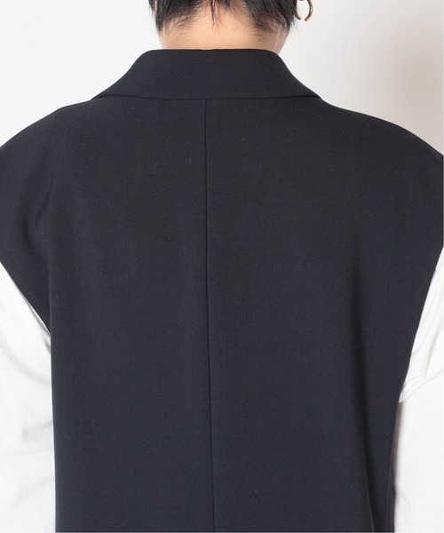 JOURNAL STANDARD L'ESSAGE キンボタンニットベスト 紺 journal standard L'essage（ジャーナルスタンダードレサージュ