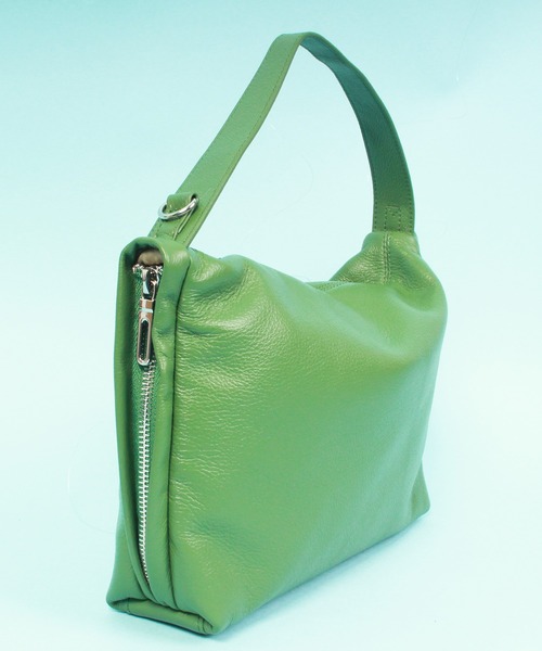 Beau're（ヴュレ）の「BEAURE ヴュレ カウレザー ワンハンドル 2WAY ショルダーバッグ（ショルダーバッグ・レディース・イエロー/ブラック/ベージュ/ブルー系その他/グリーン・FREE）」の7枚目の写真