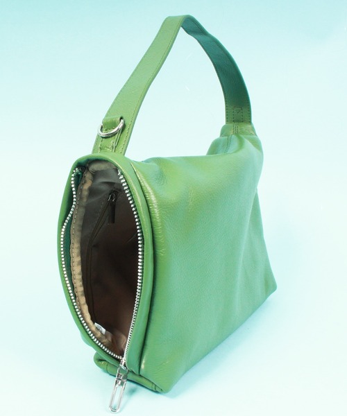 Beau're（ヴュレ）の「BEAURE ヴュレ カウレザー ワンハンドル 2WAY ショルダーバッグ（ショルダーバッグ・レディース・イエロー/ブラック/ベージュ/ブルー系その他/グリーン・FREE）」の9枚目の写真