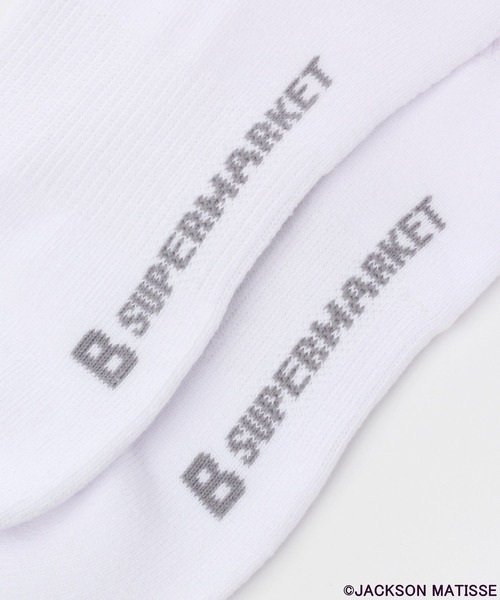 JACKSON MATISSE(ジャクソンマティス)の「【JACKSON MATISSE(ジャクソンマティス)×BAYFLOW】ライン2Pソックス(ソックス/靴下・メンズ・パープル/オレンジ/グリーン・FREE)」の5枚目の写真