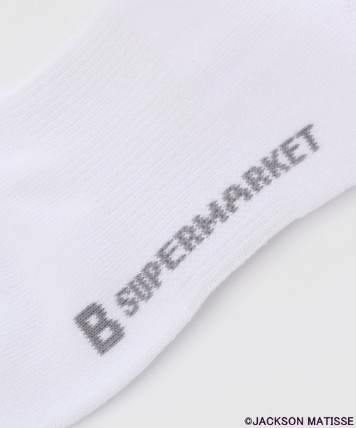 JACKSON MATISSE(ジャクソンマティス)の「【JACKSON MATISSE(ジャクソンマティス)×BAYFLOW】ライン2Pソックス(ソックス/靴下・メンズ・パープル/オレンジ/グリーン・FREE)」の8枚目の写真