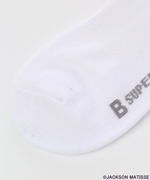 JACKSON MATISSE(ジャクソンマティス)の「【JACKSON MATISSE(ジャクソンマティス)×BAYFLOW】ライン2Pソックス(ソックス/靴下・メンズ・パープル/オレンジ/グリーン・FREE)」の9枚目の写真