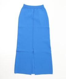 Per sist ence/パーシエンス ポリエステル12G総針ニット 2WAYタイトスカート