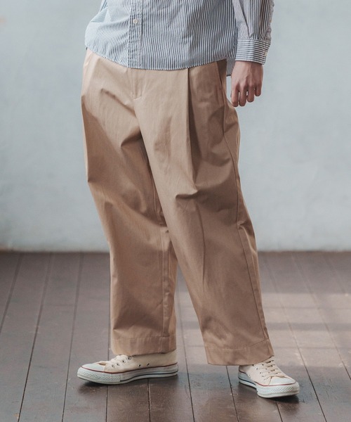 CAMBIO（カンビオ）の「mp9936-タックワイドパンツ（その他パンツ・メンズ・ブラック/ベージュ/ラベンダー/グリーン・M/L）」の6枚目の写真