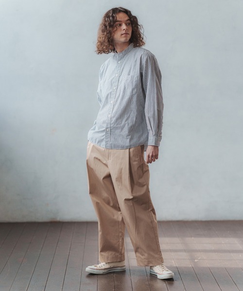 CAMBIO（カンビオ）の「mp9936-タックワイドパンツ（その他パンツ・メンズ・ブラック/ベージュ/ラベンダー/グリーン・M/L）」の7枚目の写真