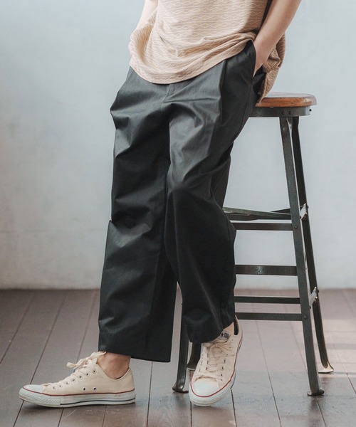 CAMBIO（カンビオ）の「mp9936-タックワイドパンツ（その他パンツ・メンズ・ブラック/ベージュ/ラベンダー/グリーン・M/L）」の9枚目の写真