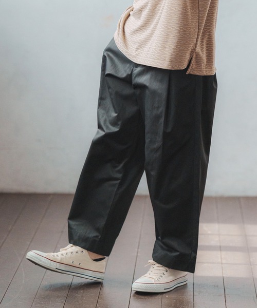 CAMBIO（カンビオ）の「mp9936-タックワイドパンツ（その他パンツ・メンズ・ブラック/ベージュ/ラベンダー/グリーン・M/L）」の10枚目の写真