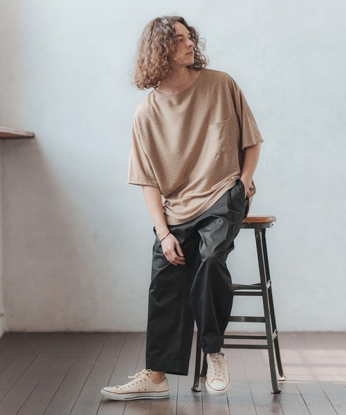 CAMBIO（カンビオ）の「mp9936-タックワイドパンツ（その他パンツ・メンズ・ブラック/ベージュ/ラベンダー/グリーン・M/L）」の11枚目の写真