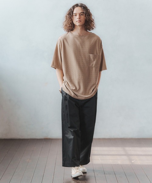 CAMBIO（カンビオ）の「mp9936-タックワイドパンツ（その他パンツ・メンズ・ブラック/ベージュ/ラベンダー/グリーン・M/L）」の12枚目の写真