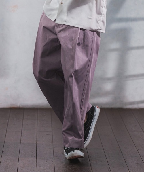 CAMBIO（カンビオ）の「mp9936-タックワイドパンツ（その他パンツ・メンズ・ブラック/ベージュ/ラベンダー/グリーン・M/L）」の15枚目の写真