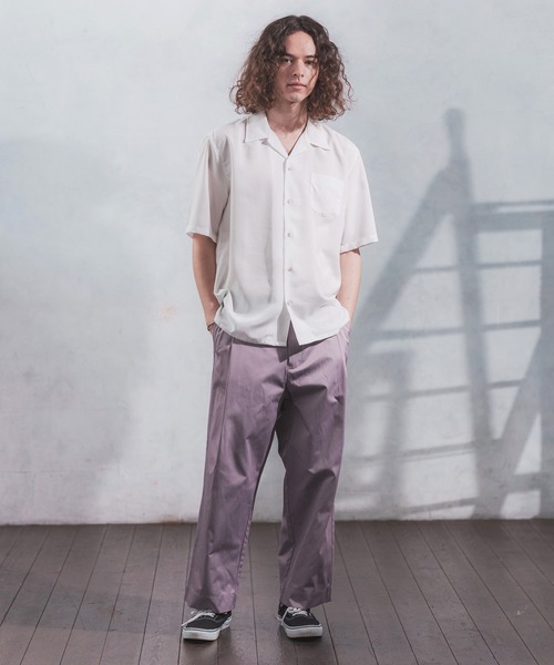 CAMBIO（カンビオ）の「mp9936-タックワイドパンツ（その他パンツ・メンズ・ブラック/ベージュ/ラベンダー/グリーン・M/L）」の18枚目の写真