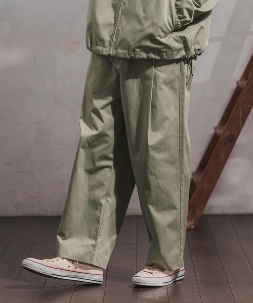 CAMBIO（カンビオ）の「mp9936-タックワイドパンツ（その他パンツ・メンズ・ブラック/ベージュ/ラベンダー/グリーン・M/L）」の19枚目の写真