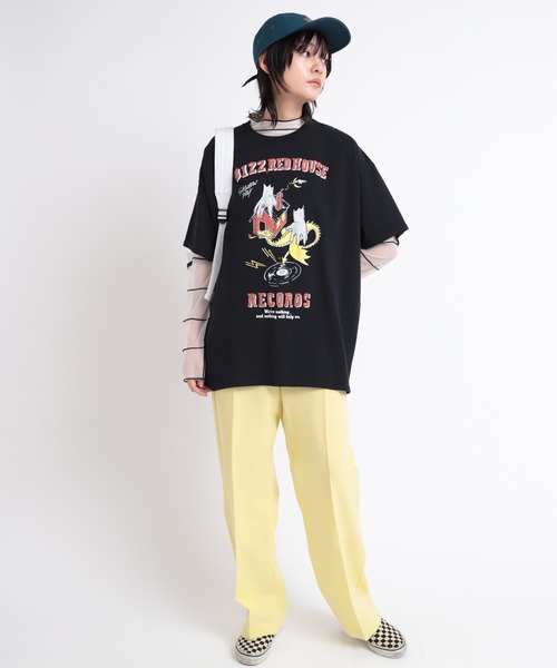 RNA（アールエヌエー）の「E4849 福＆ドラゴンジェットＣＡＰ（キャップ・レディース・ブラック/オレンジ/ブルーグリーン・FREE）」の7枚目の写真