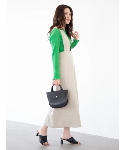 Green　Parks（グリーンパークス）の「ジャガードリブカットプルオーバー（Tシャツ/カットソー・レディース・オフホワイト/ブルー/グリーン・FREE）」の15枚目の写真