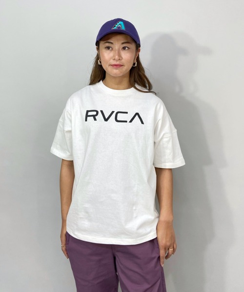 RVCA(ルーカ)の「RVCA/ルーカ ビッグシルエット ロゴTシャツ BC043-239(Tシャツ/カットソー・レディース・グリーン/ブラック/ホワイト・M/S/L)」の18枚目の写真