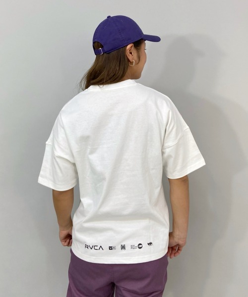 RVCA(ルーカ)の「RVCA/ルーカ ビッグシルエット ロゴTシャツ BC043-239(Tシャツ/カットソー・レディース・グリーン/ブラック/ホワイト・M/S/L)」の17枚目の写真