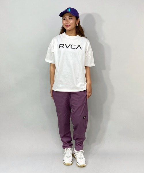 RVCA(ルーカ)の「RVCA/ルーカ ビッグシルエット ロゴTシャツ BC043-239(Tシャツ/カットソー・レディース・グリーン/ブラック/ホワイト・M/S/L)」の16枚目の写真