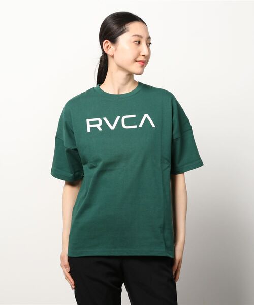 RVCA(ルーカ)の「RVCA/ルーカ ビッグシルエット ロゴTシャツ BC043-239(Tシャツ/カットソー・レディース・グリーン/ブラック/ホワイト・M/S/L)」の19枚目の写真