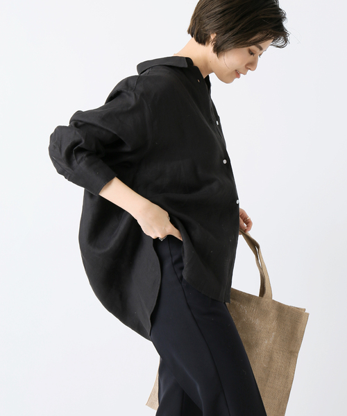 リネンレギュラーシャツ European Flax / ヨーロピアンフラックス】リネン レギュラー
