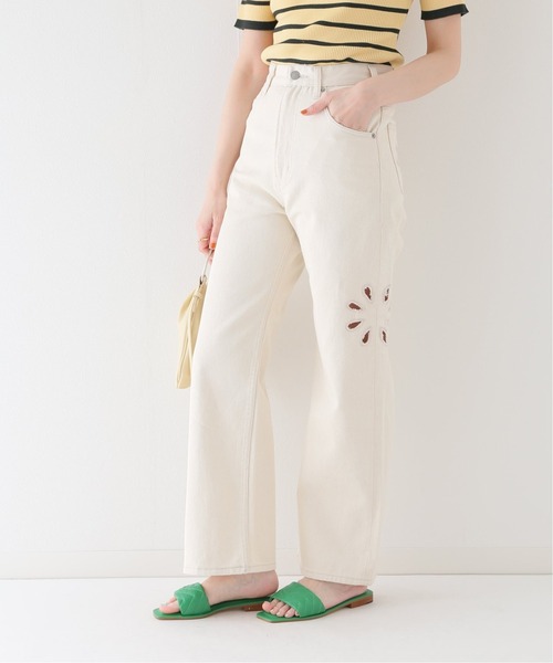 JOINT WORKS（ジョイントワークス）の「J-FLOWER DENIM PANTS（デニムパンツ・レディース・ホワイト/ブラック/ブルー系その他・SMALL/MEDIUM）」の17枚目の写真