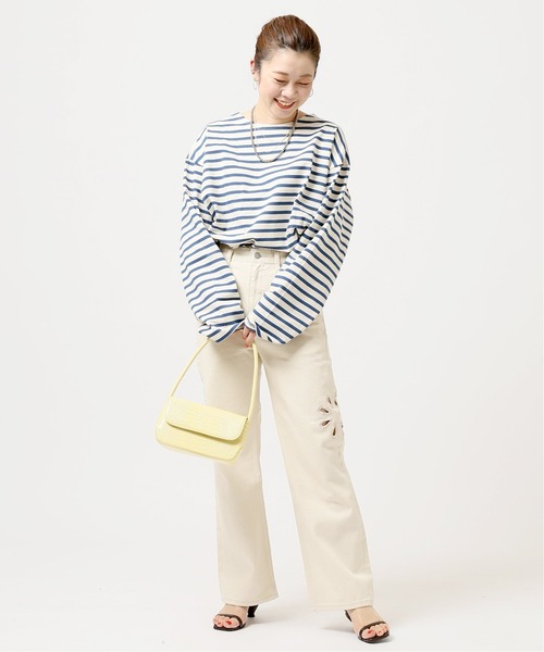 JOINT WORKS（ジョイントワークス）の「J-FLOWER DENIM PANTS（デニムパンツ・レディース・ホワイト/ブラック/ブルー系その他・SMALL/MEDIUM）」の11枚目の写真