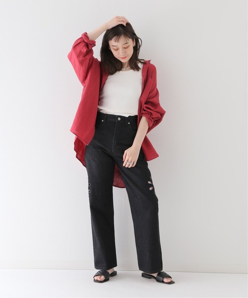 JOINT WORKS（ジョイントワークス）の「J-FLOWER DENIM PANTS（デニムパンツ・レディース・ホワイト/ブラック/ブルー系その他・SMALL/MEDIUM）」の15枚目の写真
