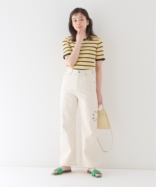 JOINT WORKS（ジョイントワークス）の「J-FLOWER DENIM PANTS（デニムパンツ・レディース・ホワイト/ブラック/ブルー系その他・SMALL/MEDIUM）」の18枚目の写真