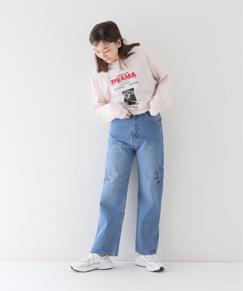 JOINT WORKS（ジョイントワークス）の「J-FLOWER DENIM PANTS（デニムパンツ・レディース・ホワイト/ブラック/ブルー系その他・SMALL/MEDIUM）」の20枚目の写真