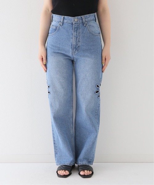JOINT WORKS（ジョイントワークス）の「J-FLOWER DENIM PANTS（デニムパンツ・レディース・ホワイト/ブラック/ブルー系その他・SMALL/MEDIUM）」の22枚目の写真