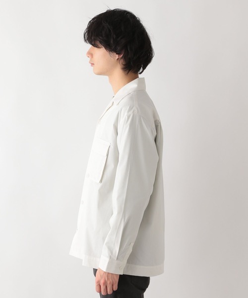 GLOBAL WORK（グローバルワーク）の「ブロードシャツブルゾン/271001（ブルゾン・メンズ・ホワイト/スカイブルー・LARGE/MEDIUM）」の9枚目の写真