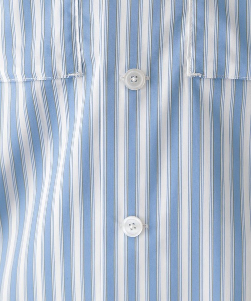 GLOBAL WORK（グローバルワーク）の「ブロードシャツブルゾン/271001（ブルゾン・メンズ・ホワイト/スカイブルー・LARGE/MEDIUM）」の16枚目の写真