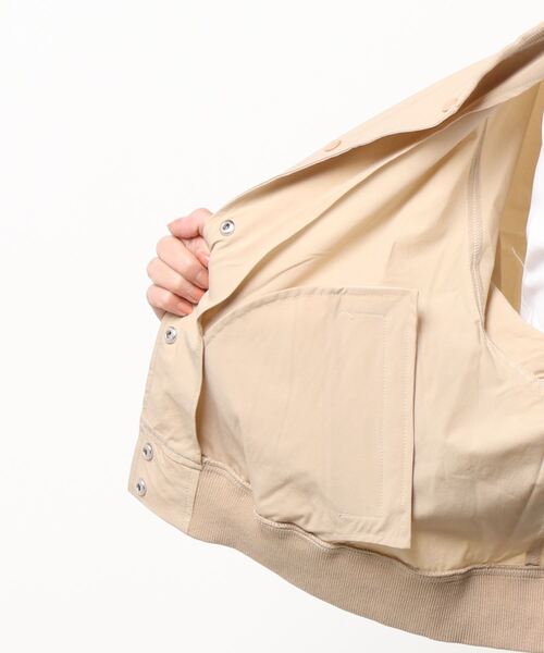 ehka sopo（エヘカソポ）の「ラグランスリーブブルゾン（ブルゾン・レディース・ブラック/ベージュ/グレー・ﾌﾘ-）」の6枚目の写真