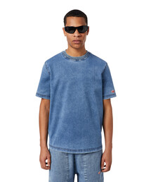 DIESEL | DIESEL SS22 メンズ Tシャツ デニム ジョグファブリック サステナブル(Tシャツ/カットソー)