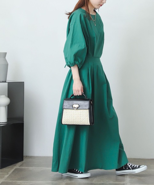 SENSE OF PLACE by URBAN RESEARCH（センスオブプレイスバイアーバンリサーチ）の「バンブーコンビショルダーバッグ（ショルダーバッグ・レディース・ブラック/ブラウン・ONE）」の5枚目の写真