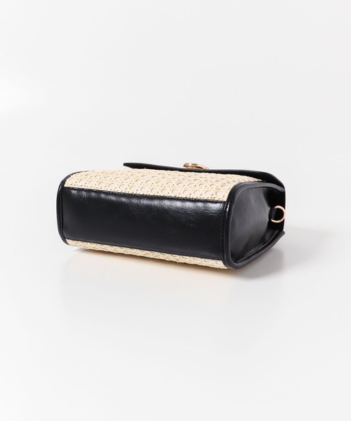 SENSE OF PLACE by URBAN RESEARCH（センスオブプレイスバイアーバンリサーチ）の「バンブーコンビショルダーバッグ（ショルダーバッグ・レディース・ブラック/ブラウン・ONE）」の9枚目の写真